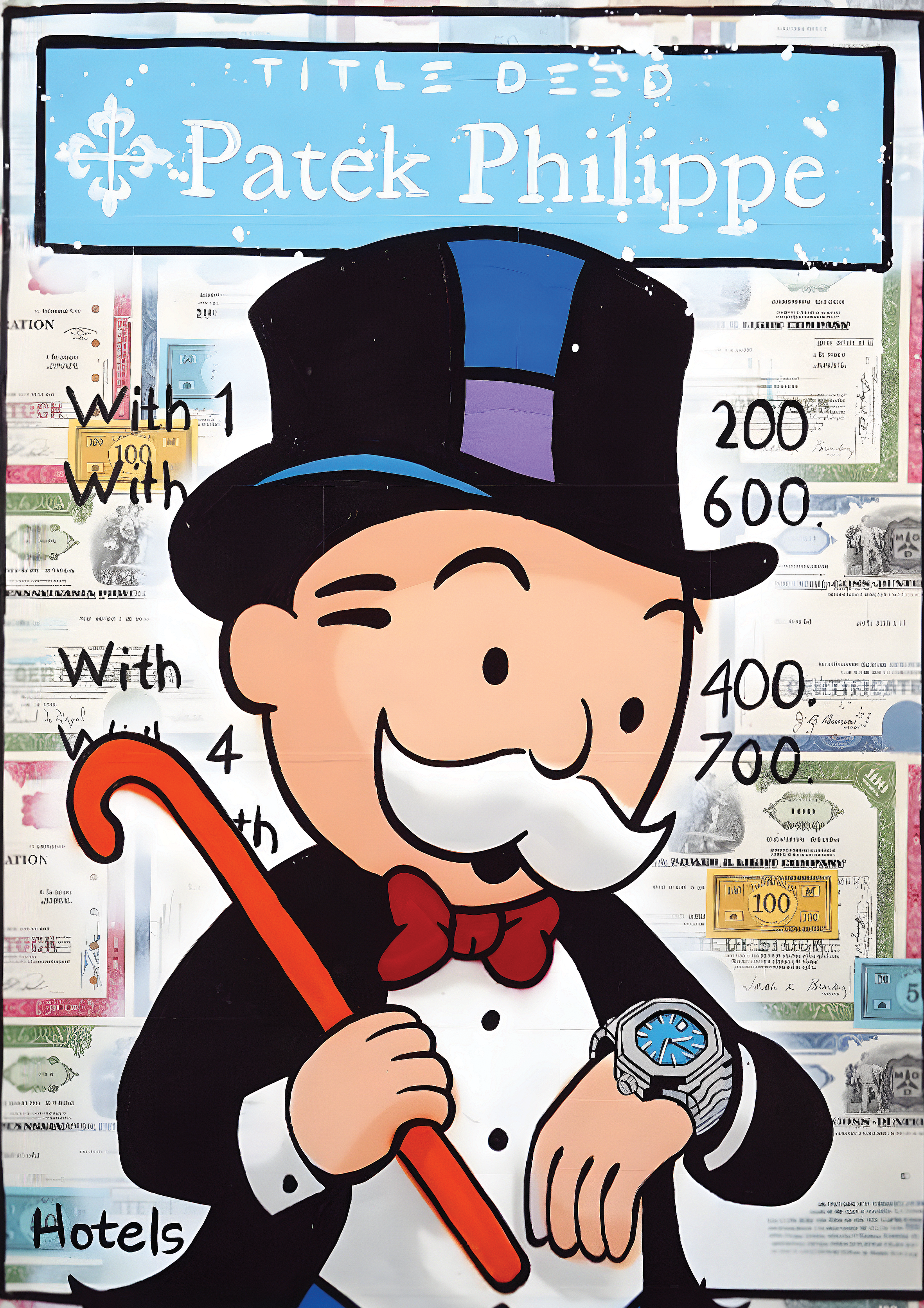 Alec Monopoly Watch metal poster artwork